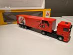 Lion car daf 95 met oplegger coca cola 1:50, Ophalen of Verzenden, Zo goed als nieuw, Bus of Vrachtwagen, Lion Toys
