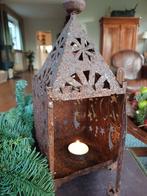 Oude Franse Brocante Lantaarn Kerstdecoratie, Ophalen of Verzenden