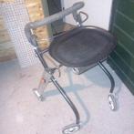 Rollator voor binnen. Metaal en zwarte kleur., Diversen, Ophalen