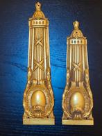 2 Empire vuurvergulde ornamenten / sierbeslag, Ophalen of Verzenden