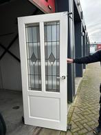 Nieuwe Binnendeur met Glas in Lood, Doe-het-zelf en Verbouw, Deuren en Horren, Ophalen, 80 tot 100 cm, Nieuw, 200 tot 215 cm