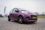 Peugeot 107 Active 1.0 Paars 2012 5-deurs - Nette staat, Voorwielaandrijving, Euro 5, Stof, Zwart