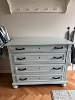 Antieke lichtblauwe commode, Huis en Inrichting, Ophalen, Gebruikt, 100 tot 150 cm, 100 tot 150 cm