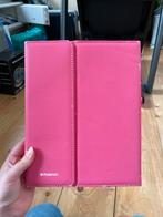 Polaroid iPad Hoes met Toetsenbord - Roze, 11 inch, Nieuw, Bescherming voor- en achterkant, Ophalen of Verzenden