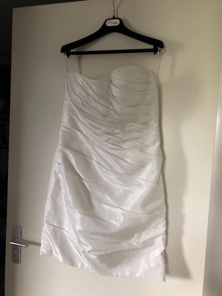 Linea Raffaelli Trouw- & Feestjurk, mt 44, ivoor, Kleding | Dames, Trouwkleding en Trouwaccessoires, Zo goed als nieuw, Trouwjurk