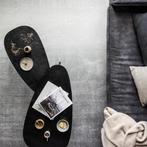 BePureHome Triangle Bijzettafel Set van 2, zwart aluminium, Huis en Inrichting, Tafels | Bijzettafels, Minder dan 55 cm, Metaal of Aluminium