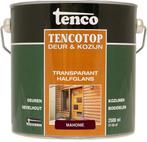 Tenco 209 Tencorex Transparant Half glans Mahonie 750ml., Doe-het-zelf en Verbouw, Verf, Beits en Lak, Ophalen of Verzenden