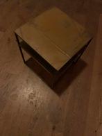 BePureHome Bijzettafel - Roestkleur Metaal, Minder dan 55 cm, Metaal of Aluminium, Vierkant, Zo goed als nieuw