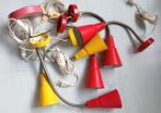 vintage IKEA Kvart wandlampen -bedlamp -rood/geel 80/90 s, Huis en Inrichting, Ophalen of Verzenden, Metaal, Vintage - Scandinavisch  design uit de late 20 e eeuw