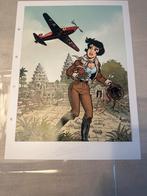 De Vliegenierster - Print . Di Sano . F Walthery, Eén stripboek, Ophalen of Verzenden, Zo goed als nieuw