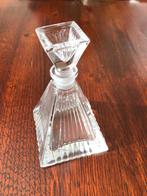 Vintage parfumflesje van geslepen glas, Ophalen of Verzenden