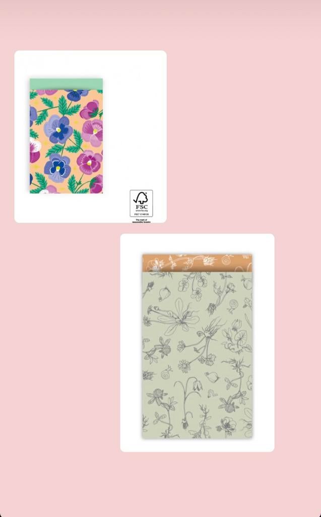 Inpakzakjes Viooltjes of Solid Ground - per stuk, Ophalen of Verzenden