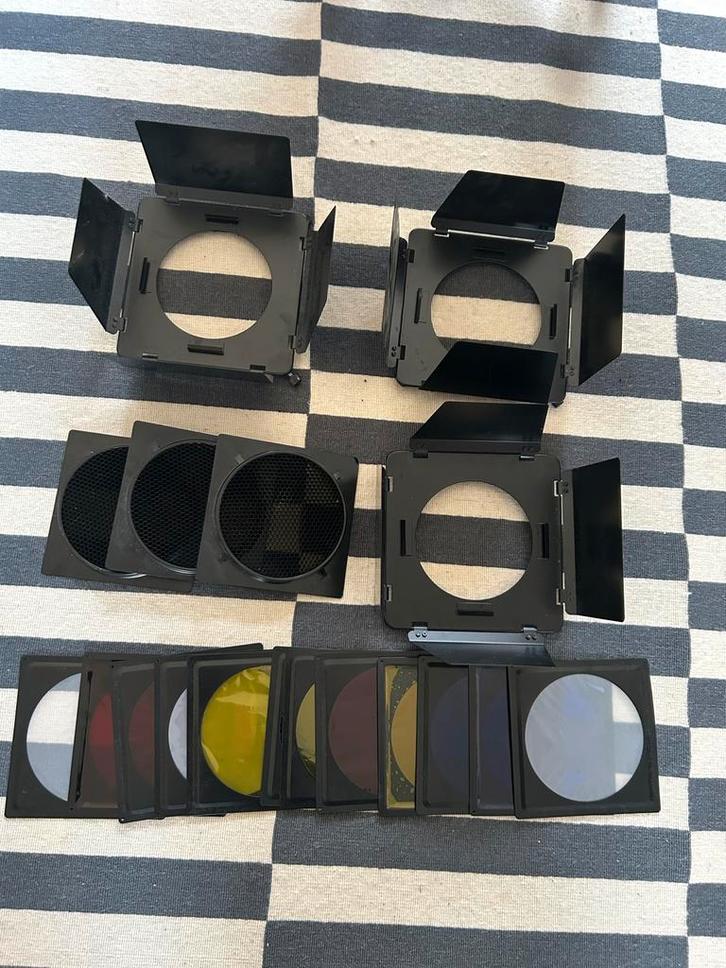 Barndoor Kleppenset met Filters & Honingraat (3 stuks), Audio, Tv en Foto, Fotografie | Fotostudio en Toebehoren, Zo goed als nieuw