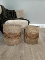 Must Living manden - landelijk japandi nieuw., Overige materialen, Mand, Verzenden, Rond