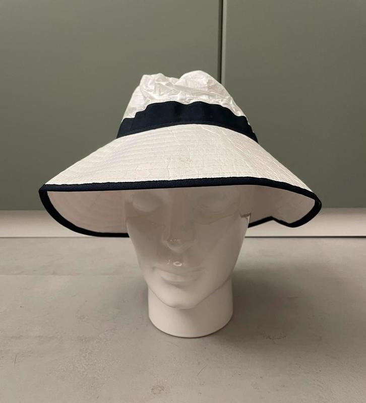 Zonnehoed Wit met Blauw UV bescherming van Crambes, Kleding | Dames, Overige Dameskleding, Nieuw, Ophalen of Verzenden