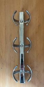 Vintage Metalen Wandkapstok, Wandkapstok, Gebruikt, Ophalen of Verzenden, Minder dan 100 cm