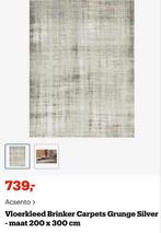 Vloerkleed Grunge silver, Ophalen, Zo goed als nieuw, Rechthoekig, 200 cm of meer