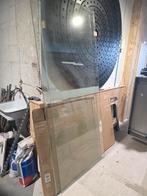 2x glazen paneel 98x 236,5 13 mm dik, Doe-het-zelf en Verbouw, Glas en Ramen, Ophalen, Glasplaat, 160 cm of meer