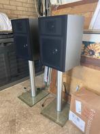 Amstrad CD-1000 speakers met standaards, Audio, Tv en Foto, Luidsprekers, Overige merken, Gebruikt, Ophalen of Verzenden, Minder dan 60 watt