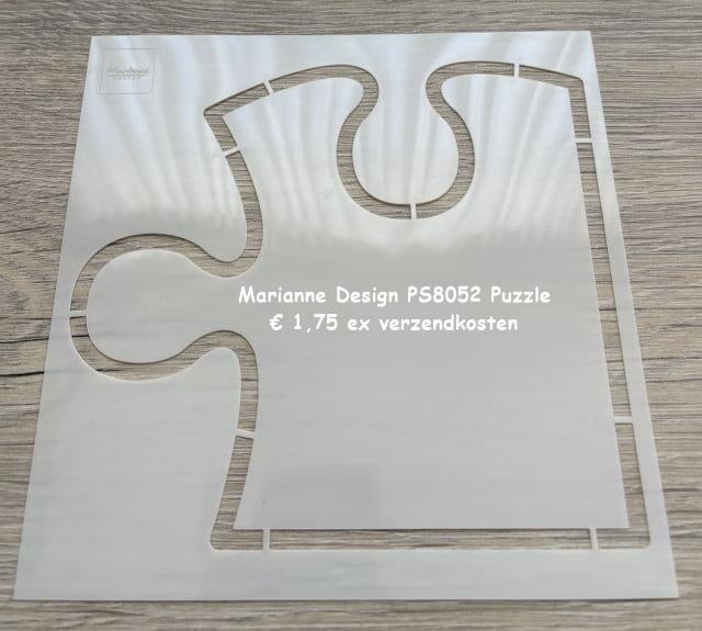 Marianne Design PS8052 Puzzle, Ophalen of Verzenden, Zo goed als nieuw, Overige thema's, Pons of Mal
