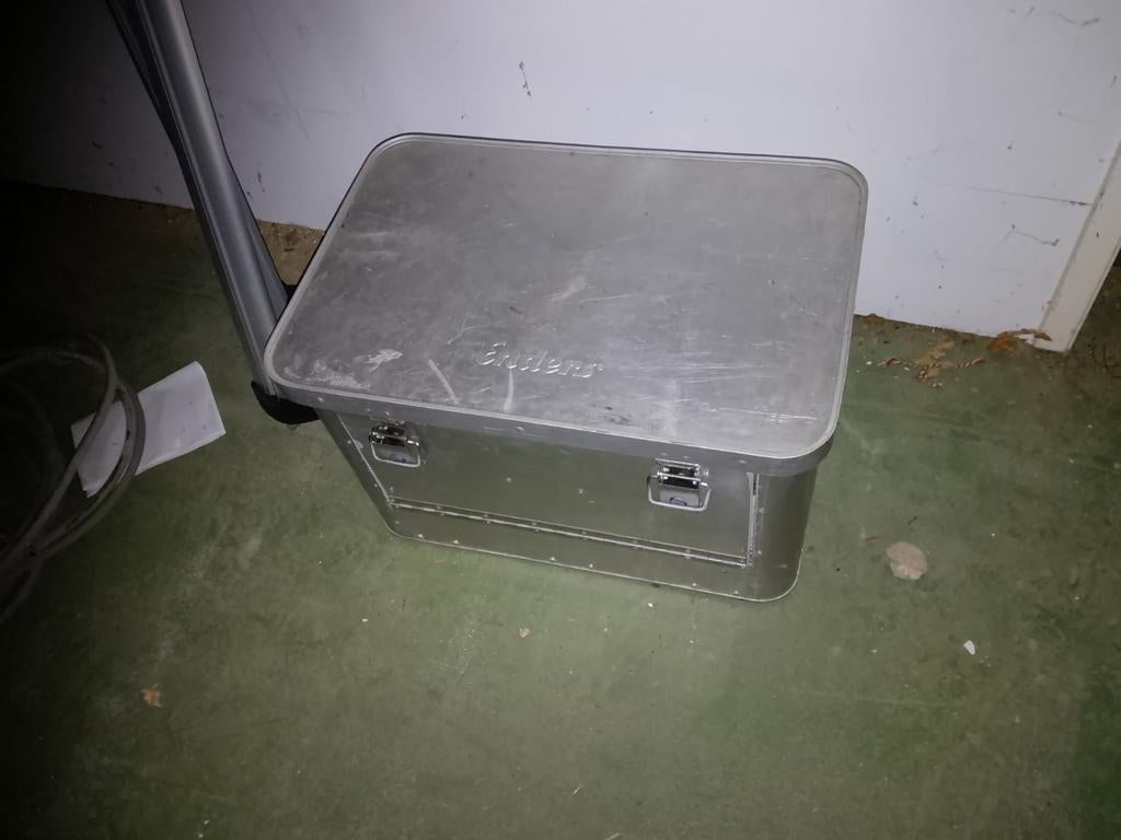 Enders aluminium kist voor camping kookplaat., Ophalen, Gebruikt