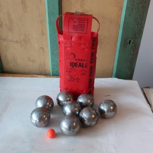 Petanque ballen jeu de boules Ideale 8 stuks origineel, Ophalen of Verzenden