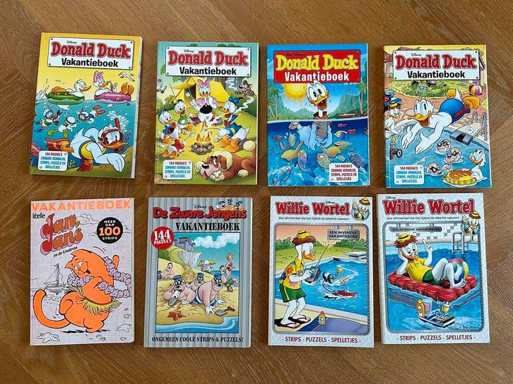 Diverse vakantieboeken (o.a. Donald Duck), Boeken, Stripboeken, Zo goed als nieuw, Ophalen of Verzenden