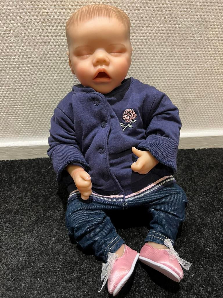Reborn babypop, Ophalen of Verzenden, Zo goed als nieuw, Pop