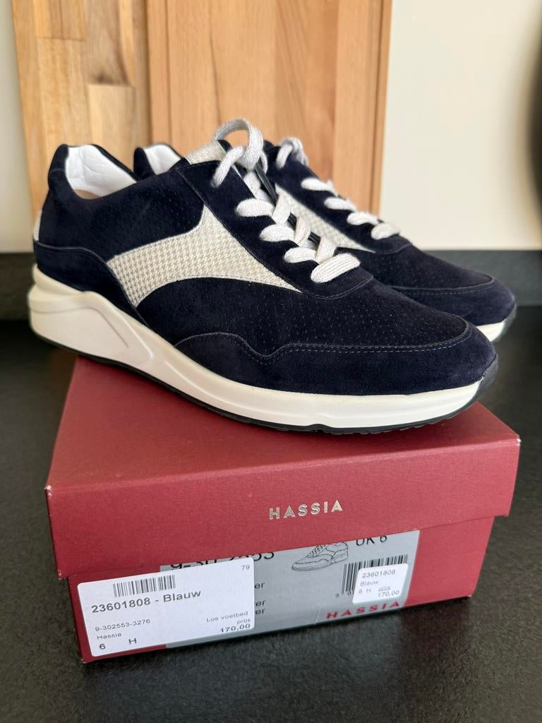 Hassia Premium Comfort Maat 39 (UK 6) K, Kleding | Dames, Schoenen, Ophalen of Verzenden, Nieuw, Blauw, Sneakers of Gympen