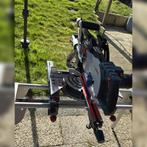 Afkortzaag Bosch met statief en zuiger, Doe-het-zelf en Verbouw, Gereedschap | Zaagmachines, Ophalen, Gebruikt, 70 mm of meer