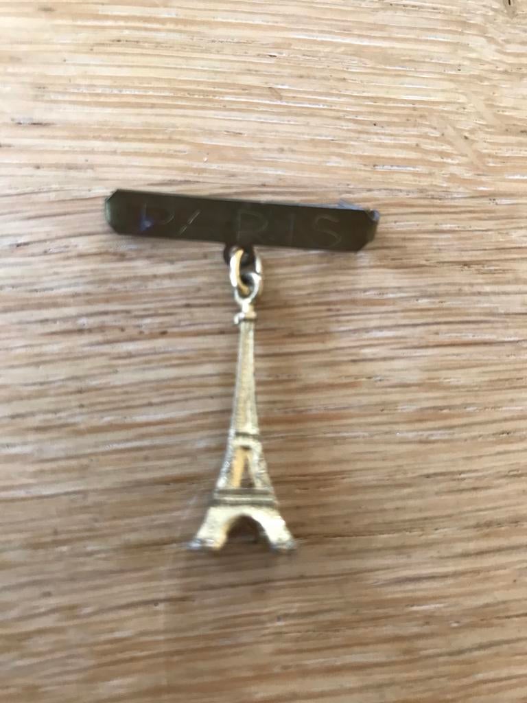 Broche Eiffeltoren, Ophalen of Verzenden, Gebruikt