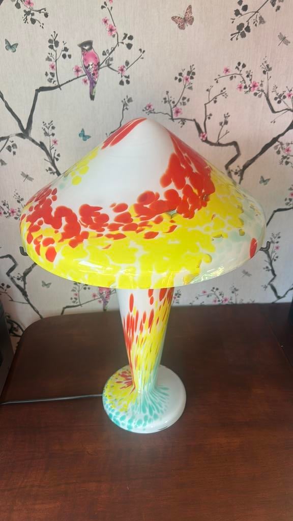 Murano glazen tafellamp., Ophalen