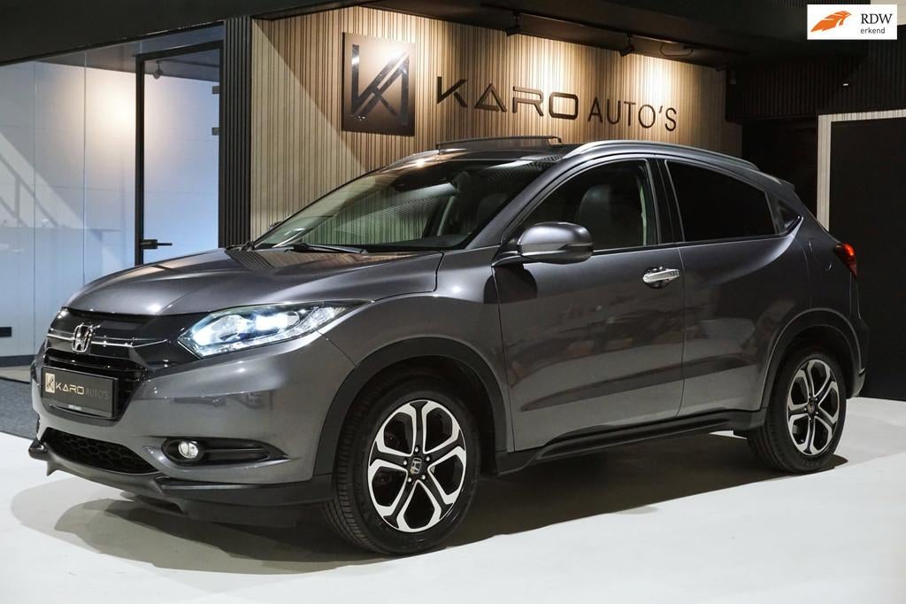 Honda HR-V 1.5 i-VTEC Executive AUT Pano Navi Cam Led Cruise, Stof, Bedrijf, 19 km/l, 1000 kg
