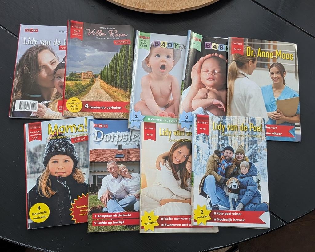 Collectie Favoriet Romans: Lidy van de Poel, Villa Rosa, bab, Boeken, Ophalen of Verzenden, Gelezen, Diverse auteurs, Nederland