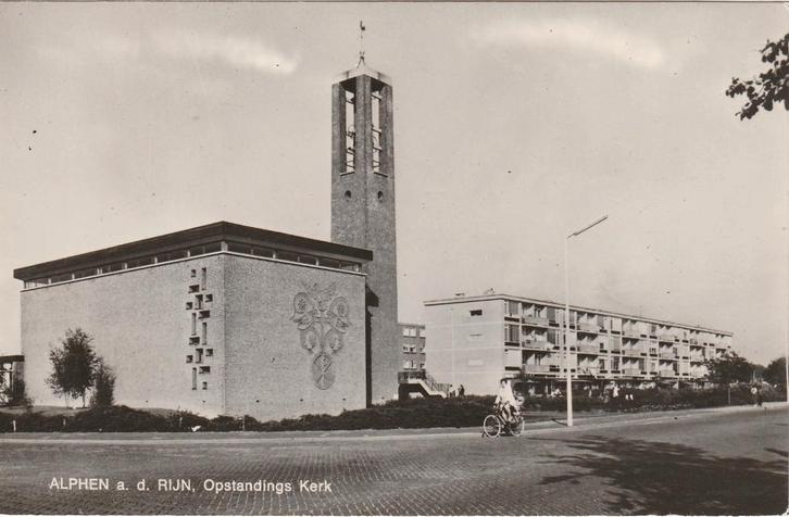 ALPHEN A. D. RIJN KERK JAREN 60 ZEER MOOIE OUDE KAART. Kl644, Verzamelen, Ansichtkaarten | Nederland, Ongelopen, Zuid-Holland