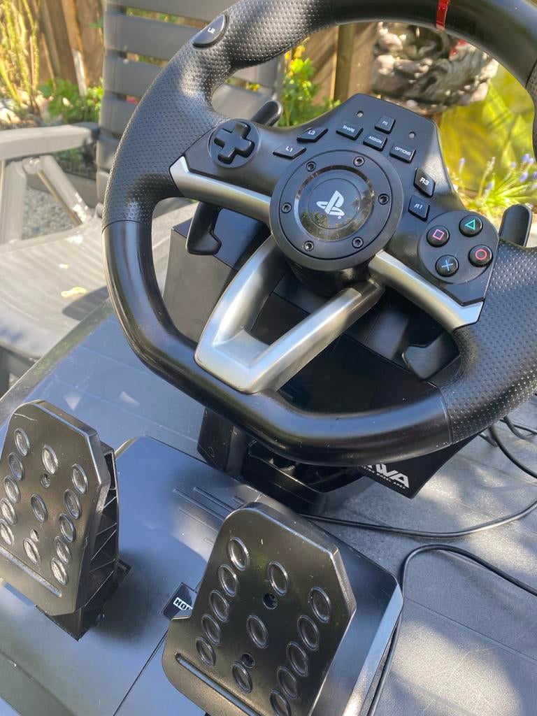 Hori Racing Wheel Apex (RWA) Stuur en Pedalen PS4/PS5, Spelcomputers en Games, Ophalen of Verzenden, Zo goed als nieuw, Stuur of Pedalen