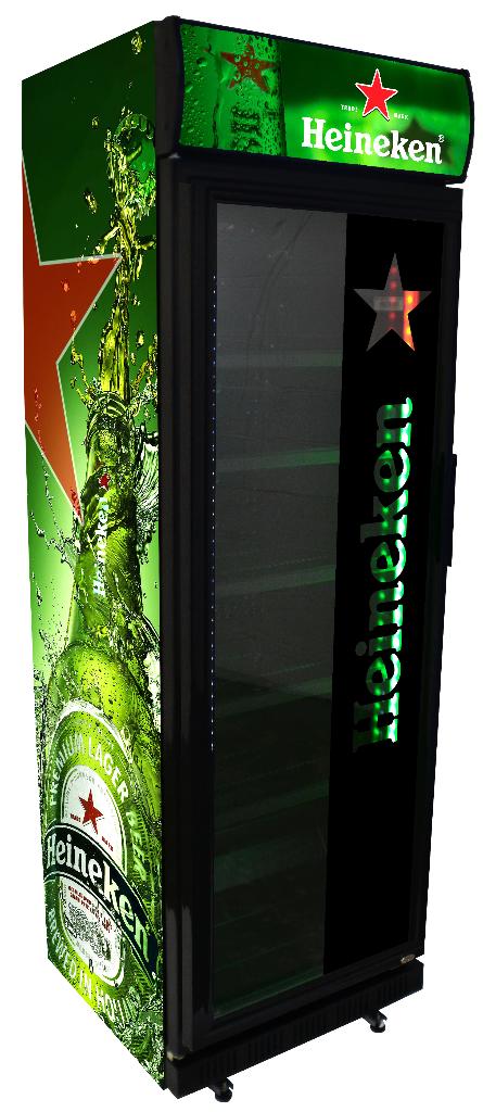 Heineken Bier koelkast ''BlackLine'', Ophalen, Zonder vriesvak, 200 liter of meer, 60 cm of meer