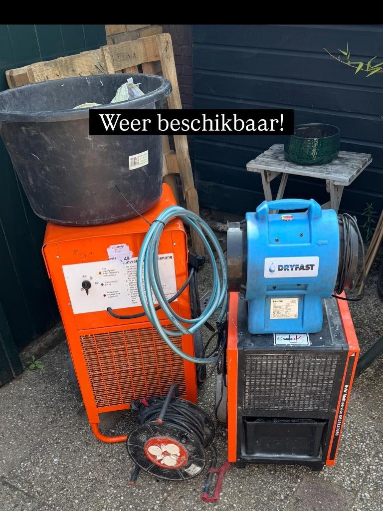 Trotec bouwdroger TTK 175S, Doe-het-zelf en Verbouw, Ventilatie en Afzuiging, Zo goed als nieuw, Ventilator en Afzuiger, Ophalen of Verzenden