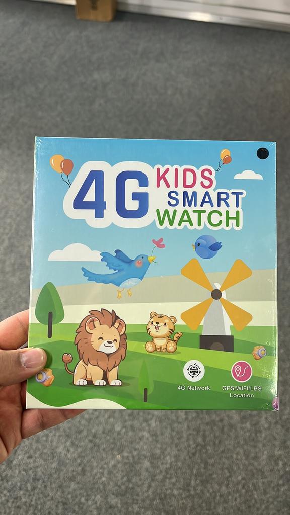 Smartwatch kids 4G + GPS, Ophalen, Zo goed als nieuw, Blauw, Jongen of Meisje