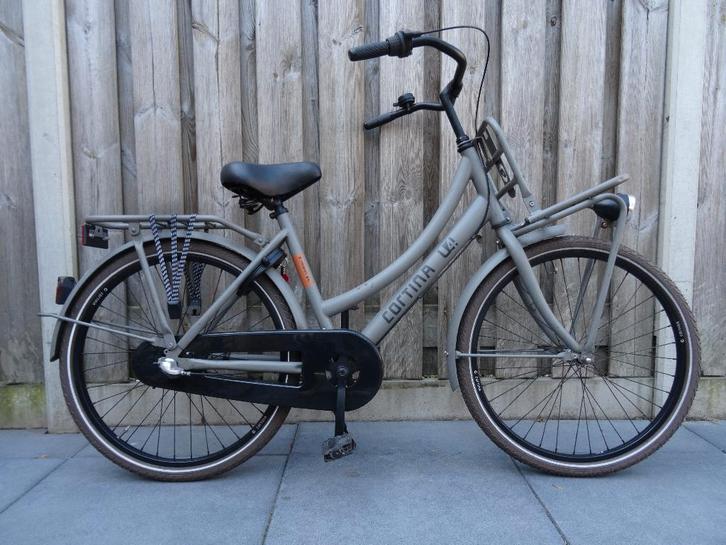 Cortina U4 Transport Meisjesfiets – 24 inch | Grey Matt, Fietsen en Brommers, Fietsen | Meisjes, Zo goed als nieuw, 24 inch, Versnellingen