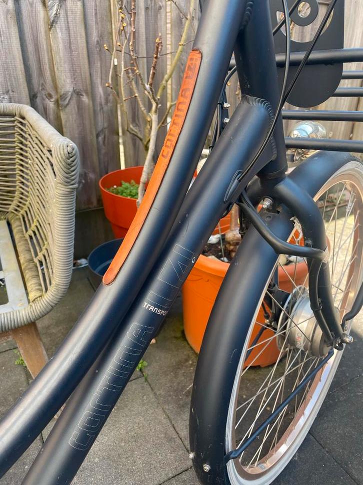 Cortina E-U4 transportfiets - niet werkend (voor onderdelen), Fietsen en Brommers, Elektrische fietsen, Gebruikt, Cortina, 47 tot 51 cm