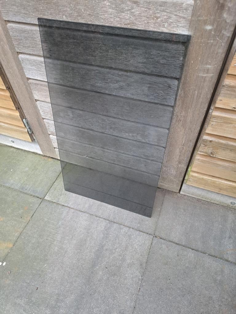 Gratis glasplaat 80x48 cm, 6mm dik voor o.a. IKEA Malm kast, Ophalen, Minder dan 80 cm, Glasplaat