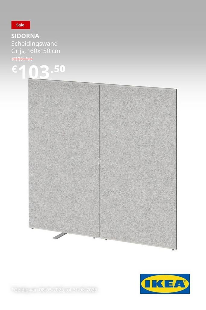 Sidorna ikea, Ophalen, Zo goed als nieuw