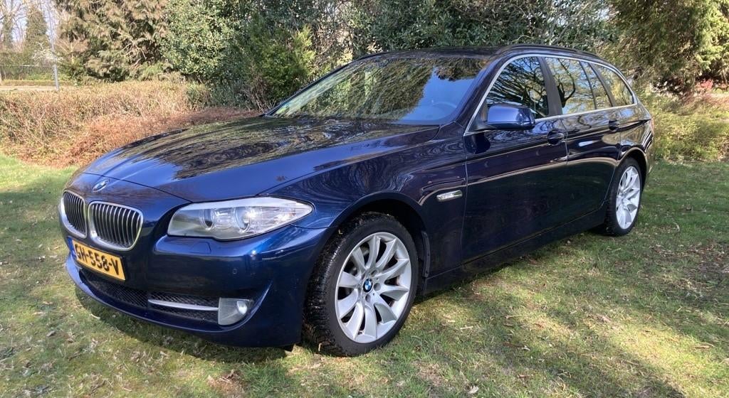 BMW 5-Serie 2.0 D 520 160KW Touring AUT 2011 Blauw, Automaat, Euro 5, Achterwielaandrijving, 1995 cc