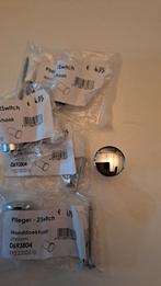 4 x Handdoekhaak Chroom - Plieger 2Switch, Ophalen of Verzenden, Nieuw, Chroom, Overige typen