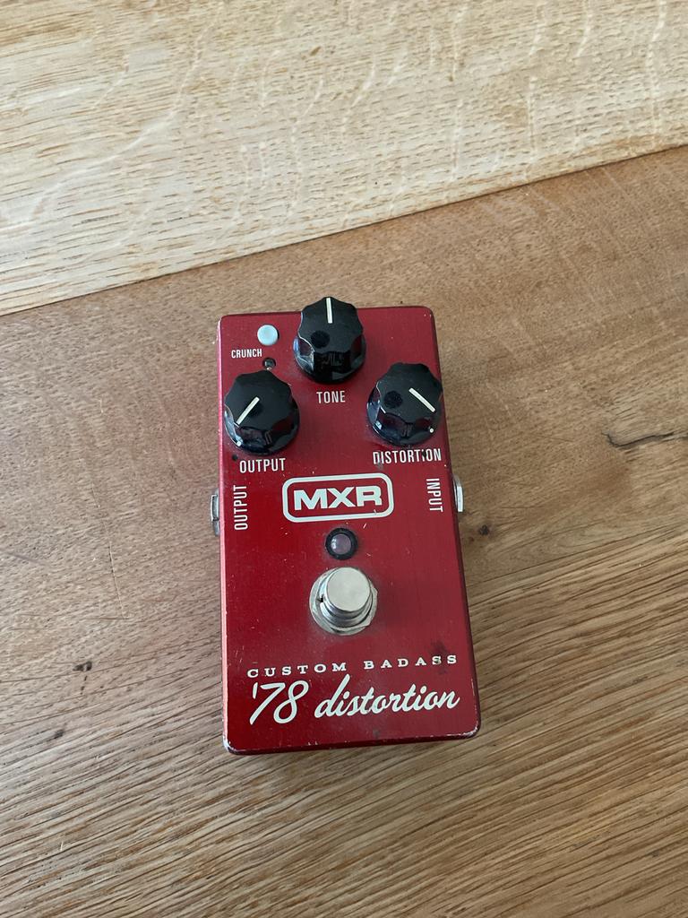 MXR Custom Badass '78 Distortion Pedaal, Muziek en Instrumenten, Effecten, Ophalen of Verzenden, Gebruikt, Distortion, Overdrive of Fuzz