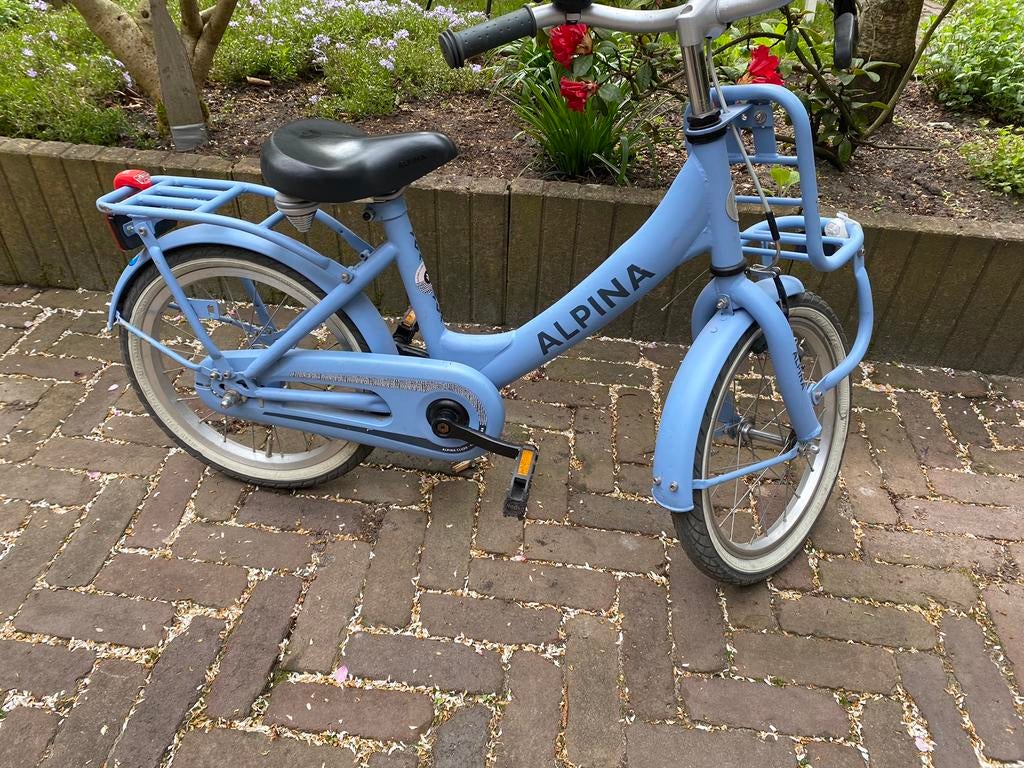 Alpina kinderfiets 16 inch **nog heel mooi :), Ophalen, Zo goed als nieuw, 16 tot 20 inch, Alpina