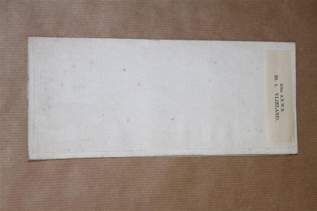 Oude stafkaart - Vlieland - 1922, Boeken, Gelezen, Ophalen of Verzenden, Landkaart, 1800 tot 2000