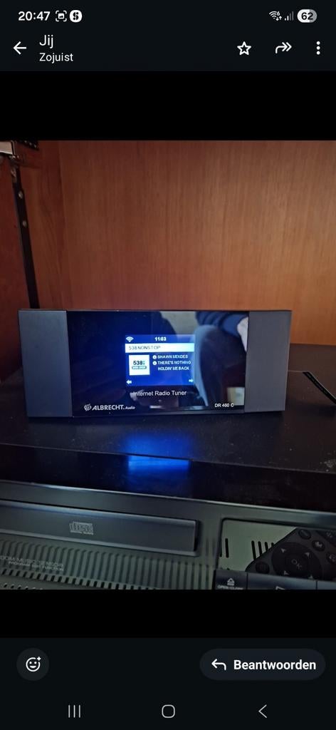 Albrecht Audio DR 460 C Internet Radio Tuner, Ophalen, Zo goed als nieuw, Radio
