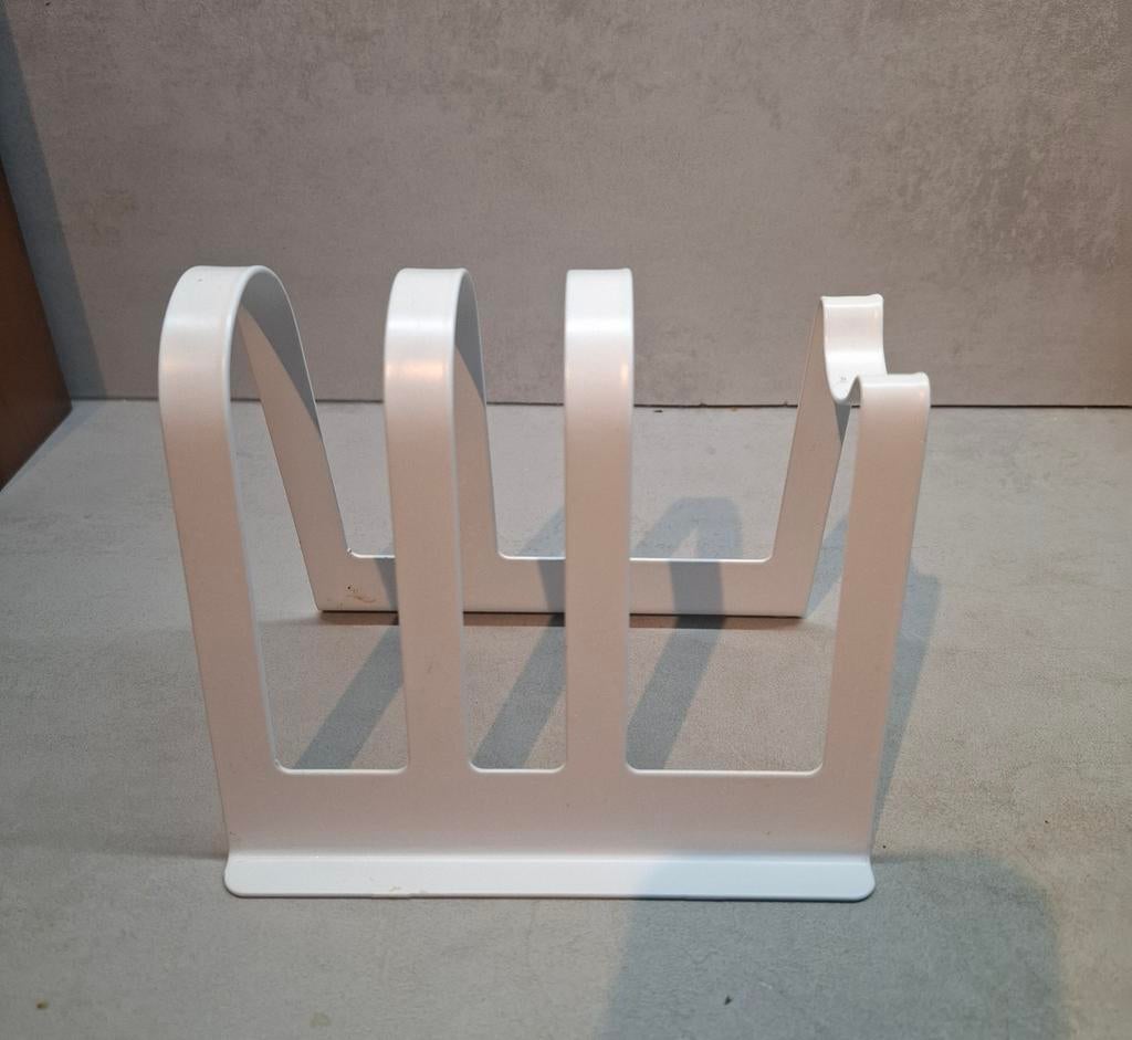 IKEA AVSTEG snijplank en dekselstandaard, GRATIS!, Bordenrek, IKEA, Zo goed als nieuw, Metaal